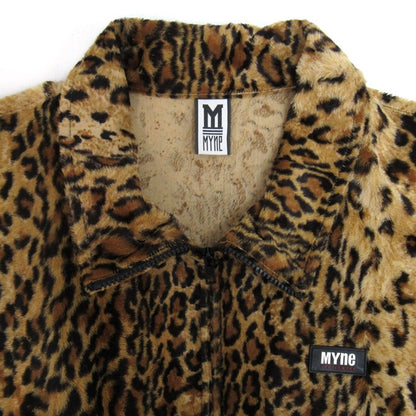 Myne FW18 Leopard Blouson Jacket Brown Size M