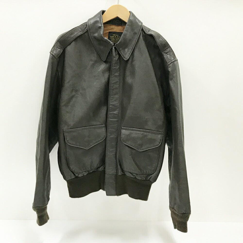 AVIREX A-2 Flight Jacket 1978-01 Dark Brown Size 40