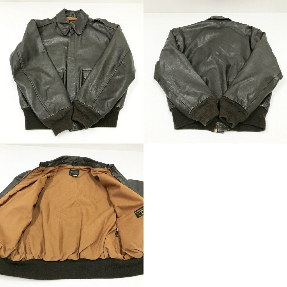 AVIREX A-2 Flight Jacket 1978-01 Dark Brown Size 40