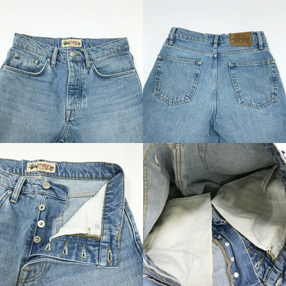 STUSSY Classic Button Fly Denim Jeans Blue Size 28