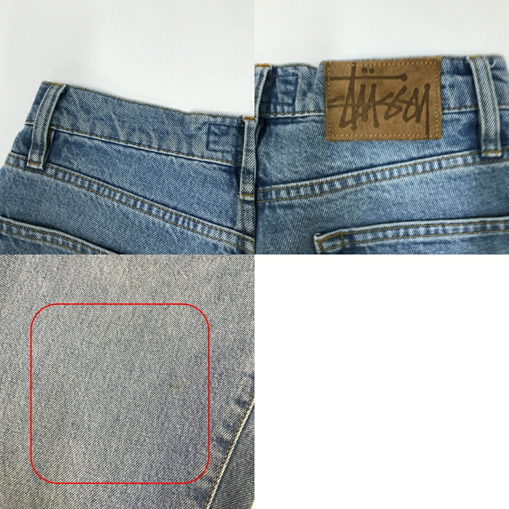 STUSSY Classic Button Fly Denim Jeans Blue Size 28