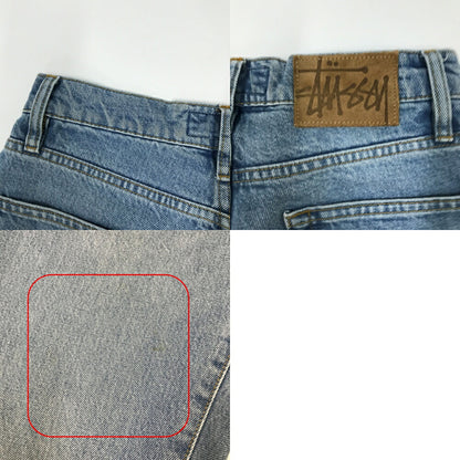 STUSSY Classic Button Fly Denim Jeans Blue Size 28