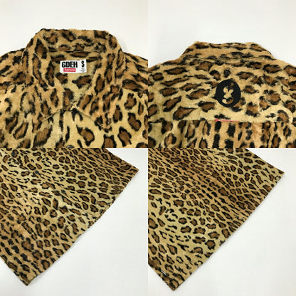 Supreme x GOOD ENOUGH Crushed Rayon Pile Shirt Brown Size S