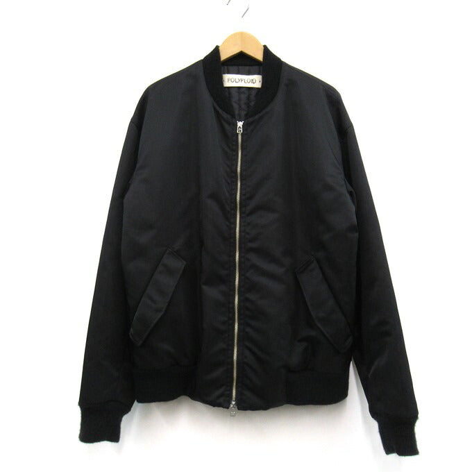 POLYPLOID Bomber Jacket Black Size 3