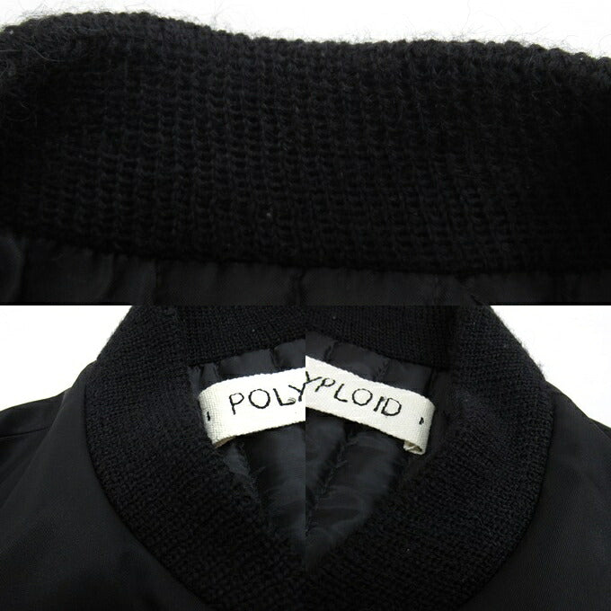 POLYPLOID Bomber Jacket Black Size 3