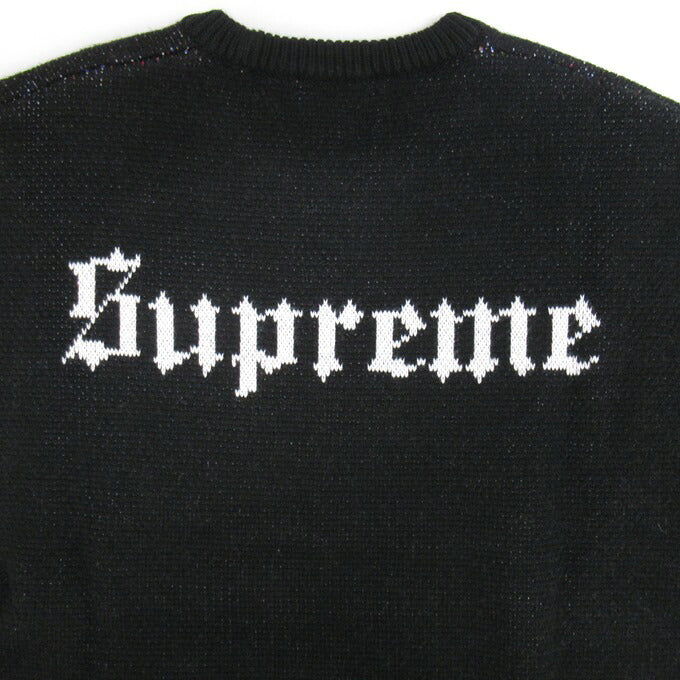 Supreme 24FW Snow White Sweater Black Size XL
