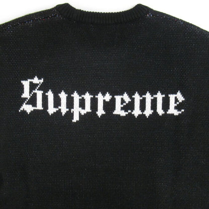 Supreme 24FW Snow White Sweater Black Size XL