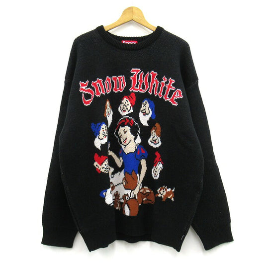 Supreme 24FW Snow White Sweater Black Size XL