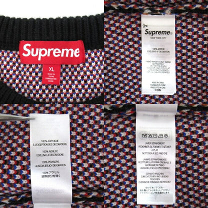 Supreme 24FW Snow White Sweater Black Size XL