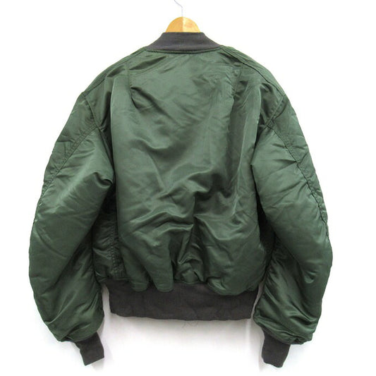 GREENBERIER INDUSTRIES 1993 MA-1 Bomber Jacket Khaki Size L