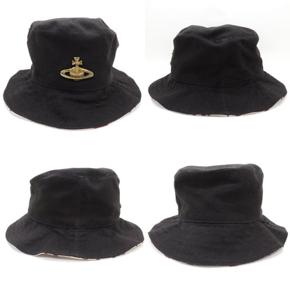 Vivienne Westwood Fisher Metal Orb Bucket Hat Size M