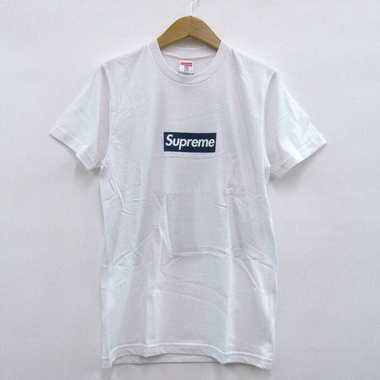 Supreme x NY Yankees 15SS Box Logo T-Shirt White Size S
