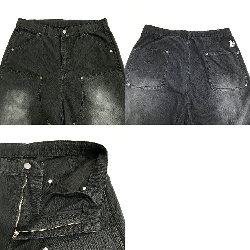 FR2 Double Knee Work Pants Black Size L