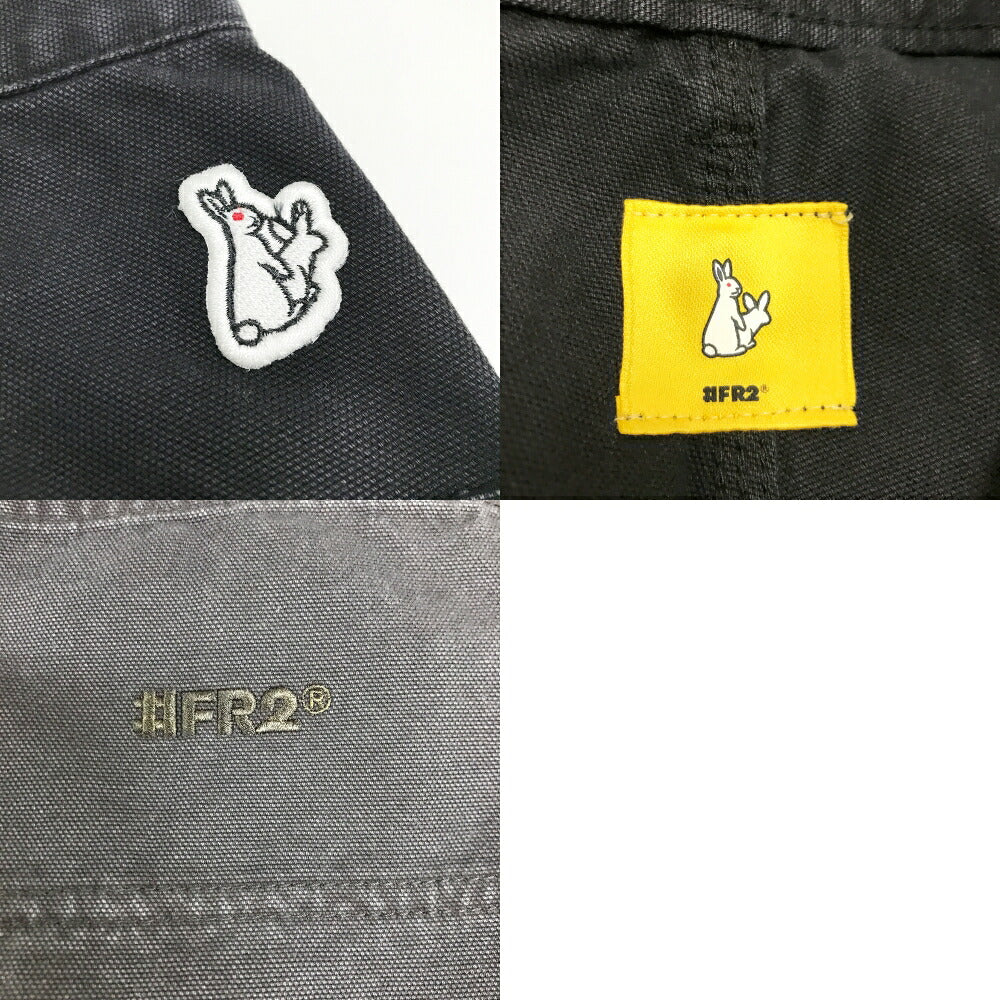 FR2 Double Knee Work Pants Black Size L