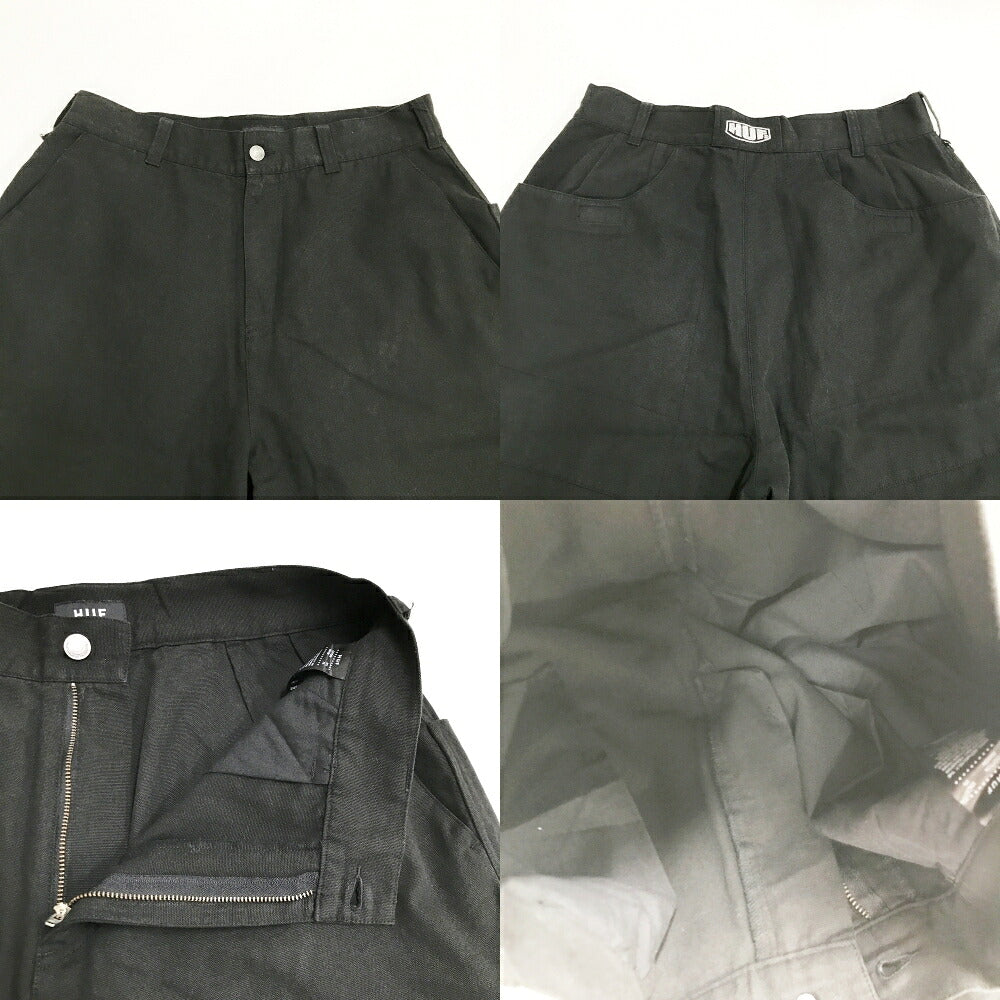 HUF Climb Brushed Canvas Pants Black Size 32