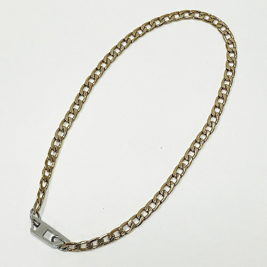 DIESEL DX1438 Silver Gold Necklace