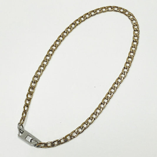 DIESEL DX1438 Silver Gold Necklace