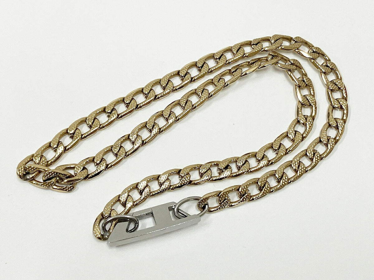 DIESEL DX1438 Silver Gold Necklace