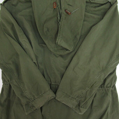 US ARMY 50s Crown Zip Fishtail Parka Green Hoodie