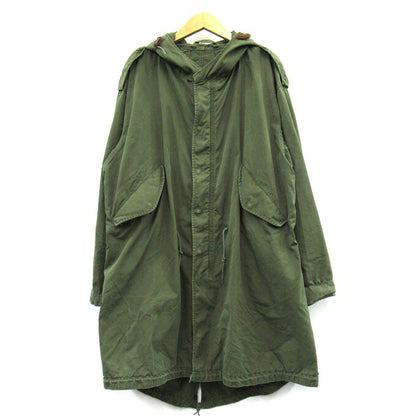 US ARMY 50s Crown Zip Fishtail Parka Green Hoodie