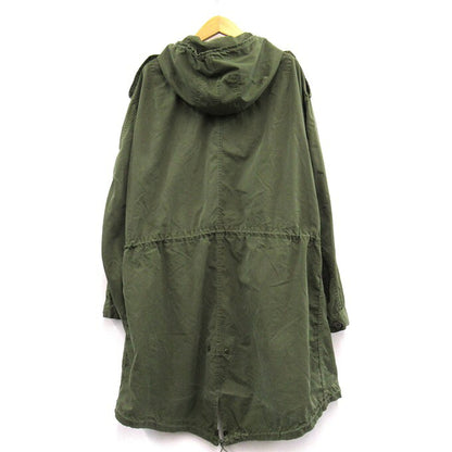 US ARMY 50s Crown Zip Fishtail Parka Green Hoodie