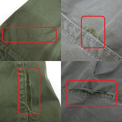 US ARMY 50s Crown Zip Fishtail Parka Green Hoodie