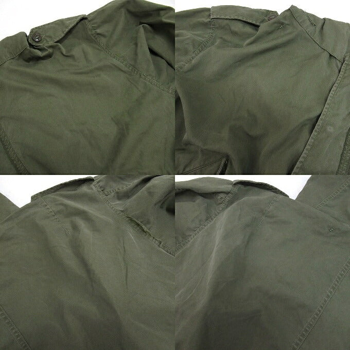 US ARMY 50s Crown Zip Fishtail Parka Green Hoodie
