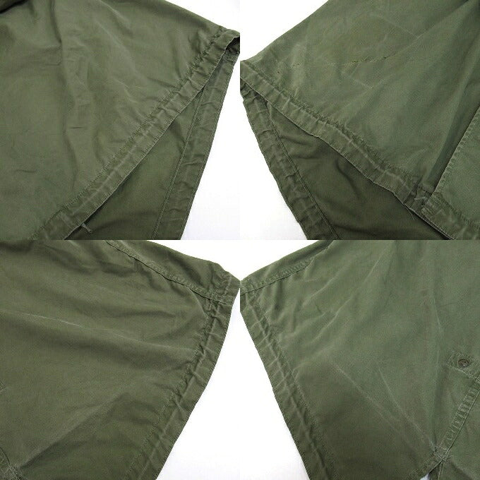 US ARMY 50s Crown Zip Fishtail Parka Green Hoodie