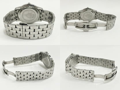 GUCCI 5500M Quartz Black Dial Silver Watch