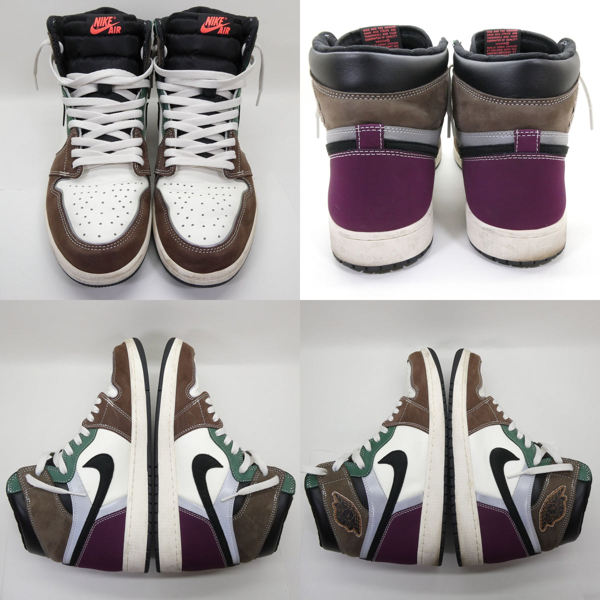 NIKE AIR JORDAN 1 Retro OG Crafted Sneakers Size 30.0