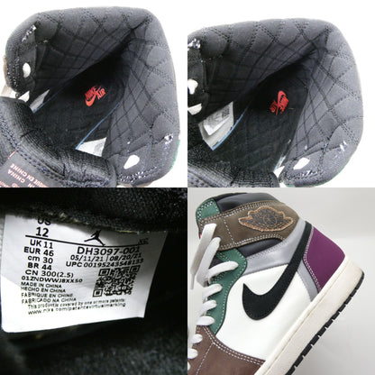 NIKE AIR JORDAN 1 Retro OG Crafted Sneakers Size 30.0