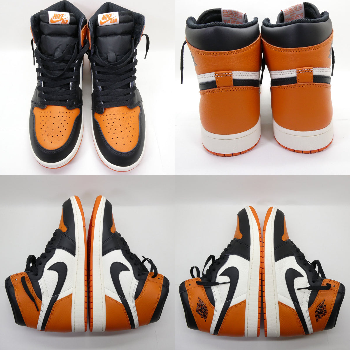 NIKE AIR JORDAN 1 Retro OG Backboard Sneakers Size 30.0