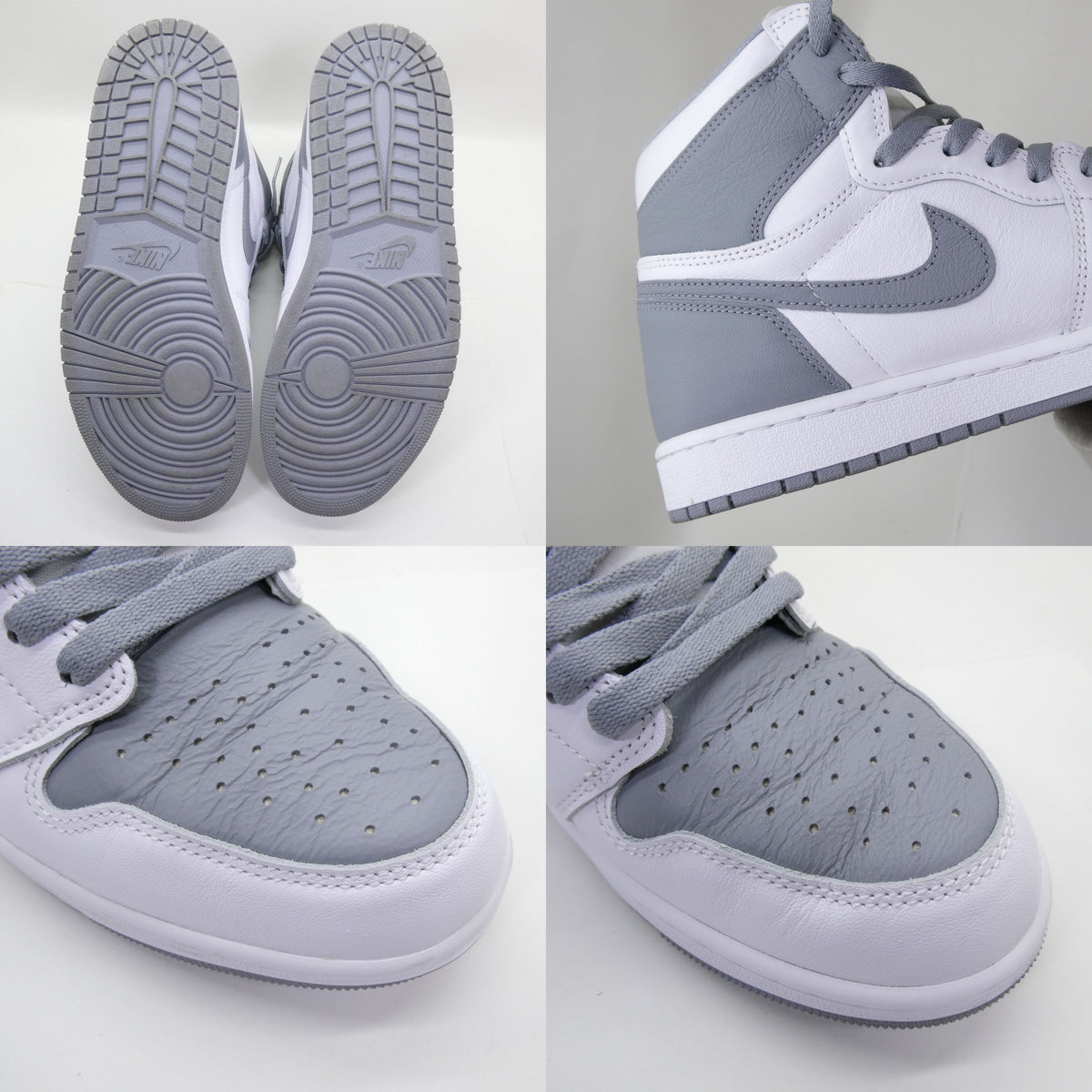 NIKE AIR JORDAN 1 Retro OG Stealth Sneakers Size 29.0