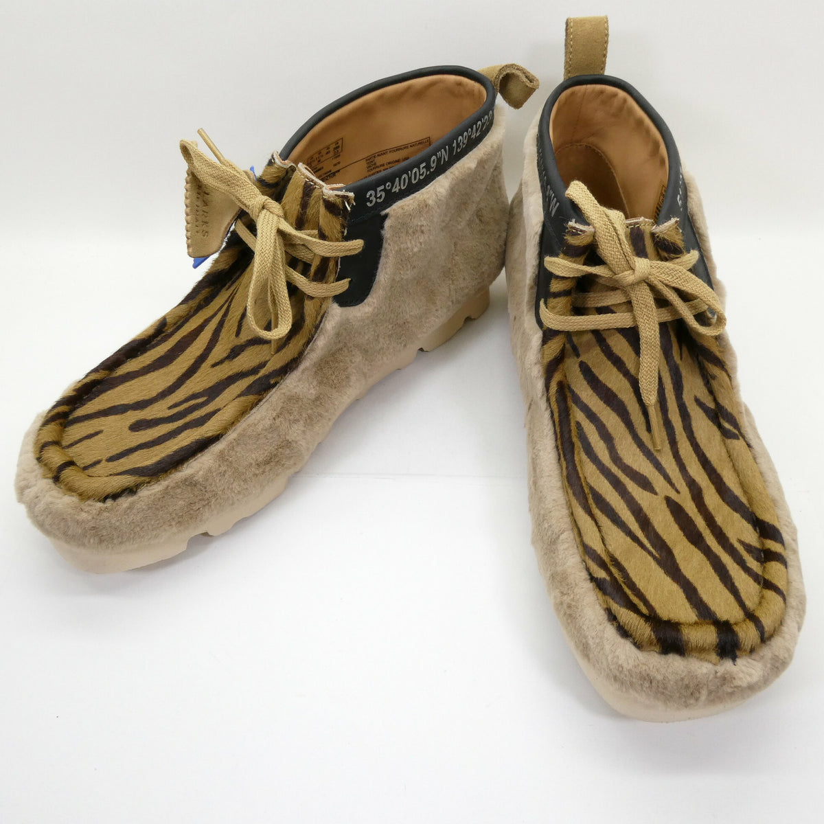 atmos x Clarks Originals Wallabee Print Boots Size 10.5