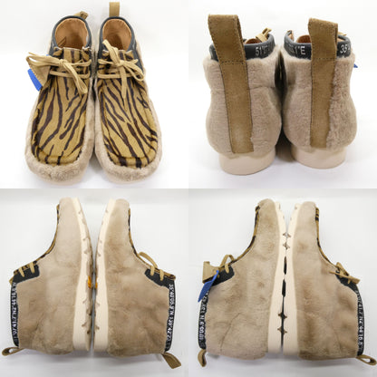 atmos x Clarks Originals Wallabee Print Boots Size 10.5