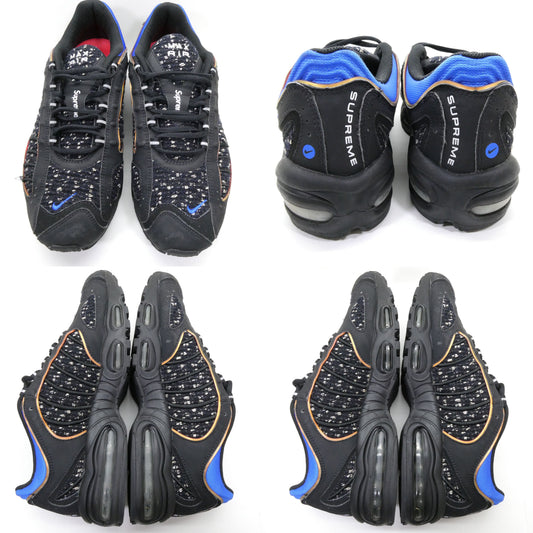 Supreme x Nike Air Max Tailwind Black Sneakers Size 11.5