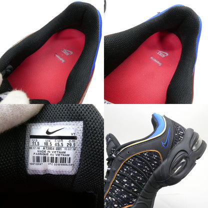Supreme x Nike Air Max Tailwind Black Sneakers Size 11.5