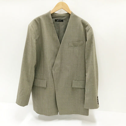 STUNNING LURE Collarless Jacket Beige Size 2