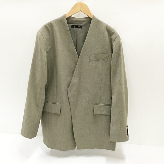 STUNNING LURE Collarless Jacket Beige Size 2