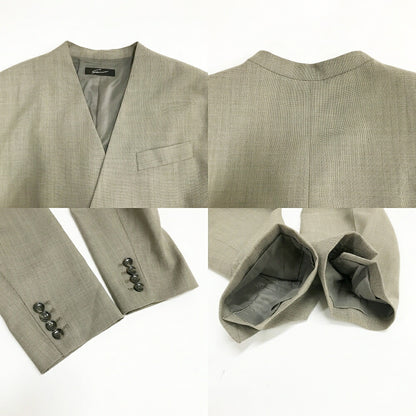 STUNNING LURE Collarless Jacket Beige Size 2