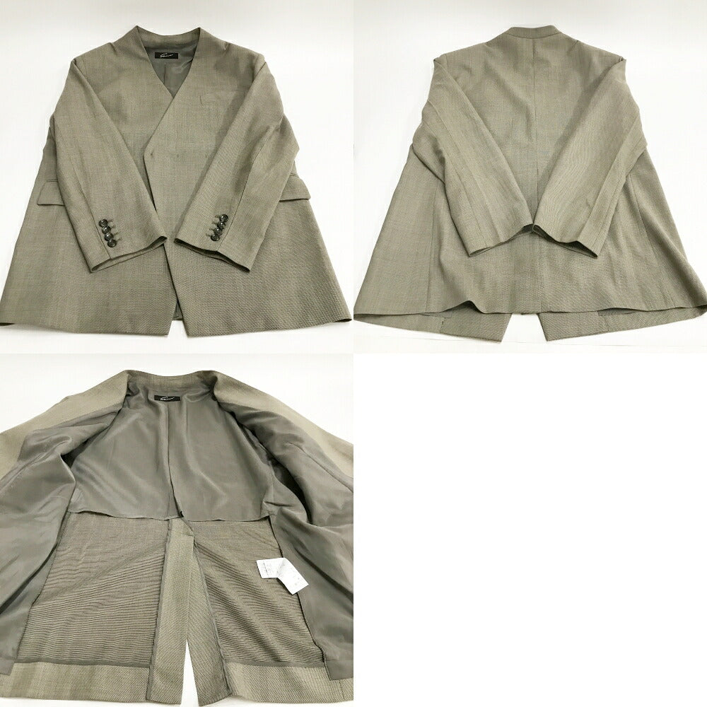STUNNING LURE Collarless Jacket Beige Size 2