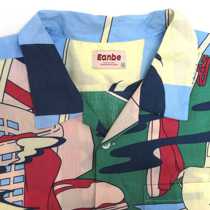 Eanbe Tokyo Himono-gatari Aloha Shirt Multi Size XL
