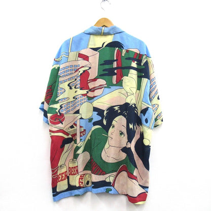 Eanbe Tokyo Himono-gatari Aloha Shirt Multi Size XL