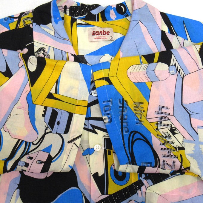 Eanbe Botou Symphony Aloha Shirt Multi Size L