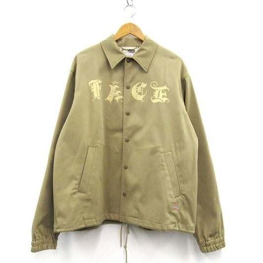 DICKIES x FACETASM Rib Coach Jacket Beige Size 4