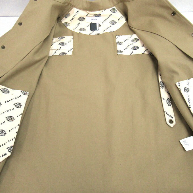 DICKIES x FACETASM Rib Coach Jacket Beige Size 4