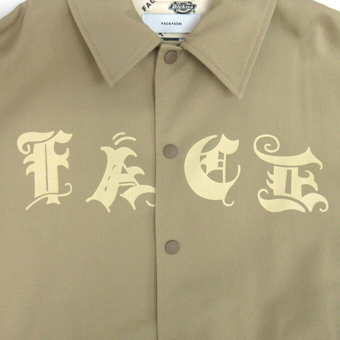 DICKIES x FACETASM Rib Coach Jacket Beige Size 4