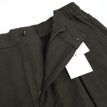 Wide Easy Short Trousers ssstein Pants Khaki Brown Size L
