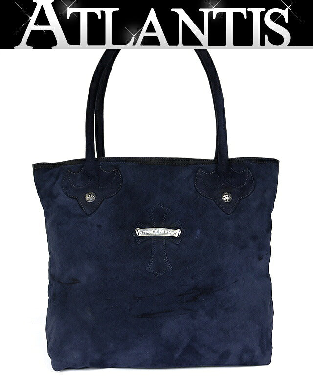CHROME HEARTS FS Tote Cross Ball Bag Blue Size ONE SIZE