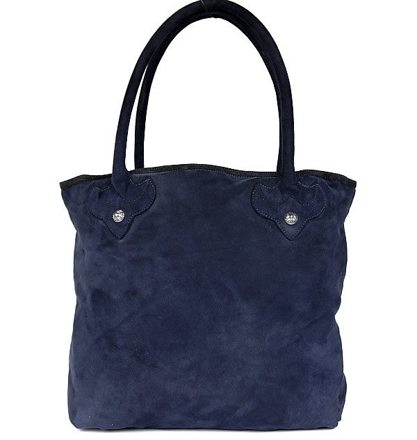 CHROME HEARTS FS Tote Cross Ball Bag Blue Size ONE SIZE